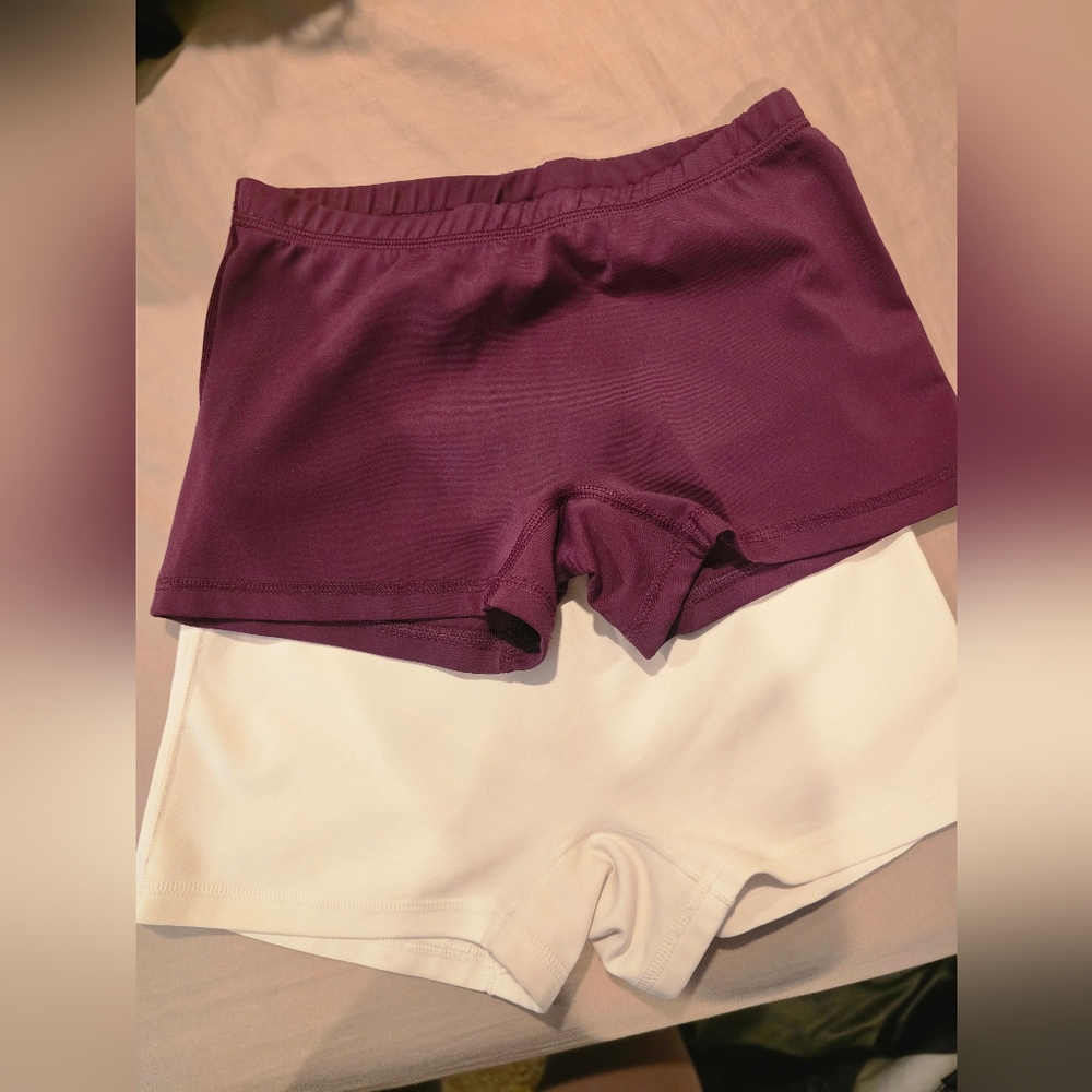 New Balance Purple and White Athletic Shorts